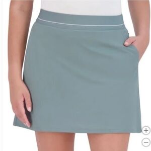 NWT Soybu Athletic Skort • Size XL • Sage Green • Zip Pocket Activewear